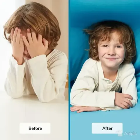 ODOXIA Laste sensoorne tunnel S sinine
