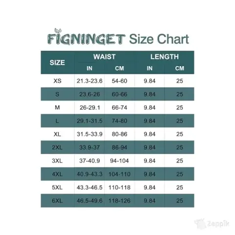 Figninget korsett L, must