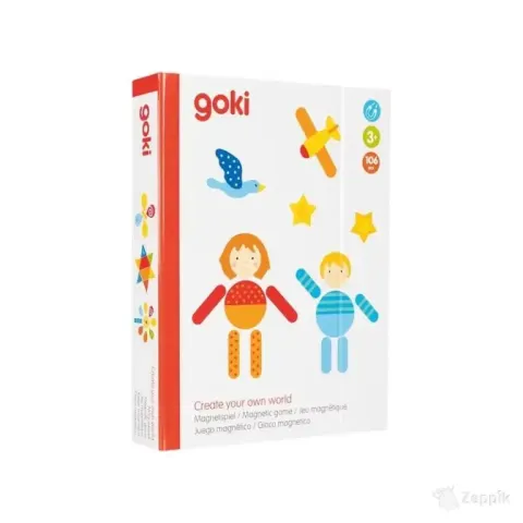 GOKI Magnetraamat Magnetmäng Geoforme