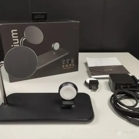 Zens Magnetic + Watch Aluminium Wireless Charger(ZEDC18B/00)