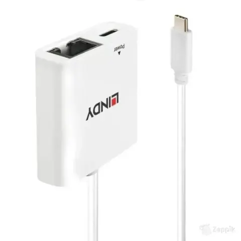 Lindy USB-CGigabit Ethernet Adapter + Power Delivery