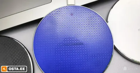 Juhtmevaba kiirlaadija 10W Qi testitud ja töökorras, sinine