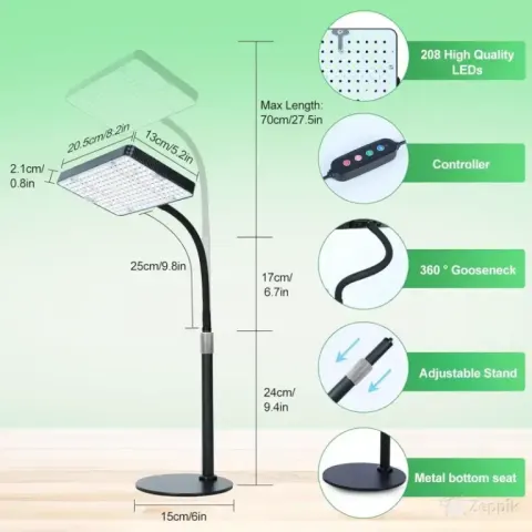 Frgrow LED-taimelamp koos taimeriga