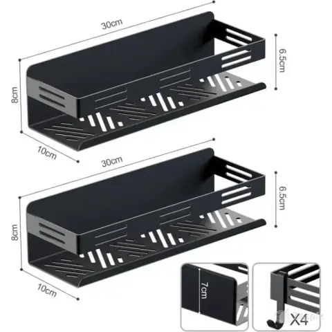 Fretonba magnetiline maitseaineriiul 30 cm, 2 tk