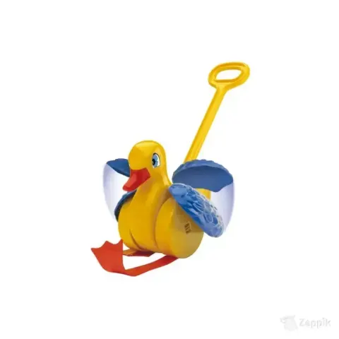 Quercetti Quack&Flap Lükatav pulgaga – õnnelik pardipoeg
