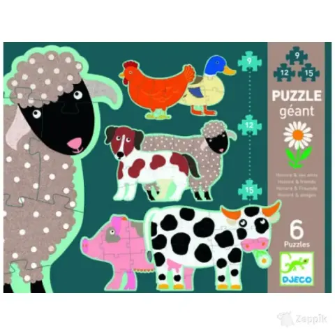 Gigantpusled -Honore & friends - 9,12,15pcs