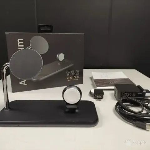 Zens Magnetic + Watch Aluminium Wireless Charger(ZEDC18B/00)