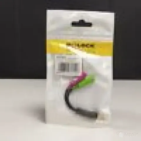 UUS Delock peakomplekti adapter (3.5mm - 2x 3.5mm)