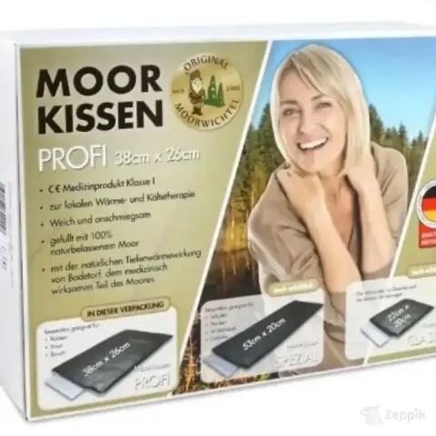 moor kissen profi terapeutiline turbasoojenduspadi 38x26cm