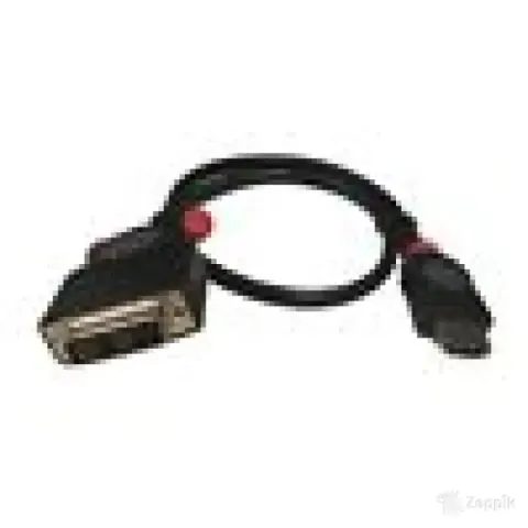 UUS Lindy HDMI - DVI-D kaabel (0.5m) Kvaliteetne ja kompak