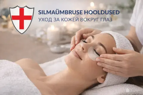 SILMAÜMBRUSE HOOLDUSED / УХОД ЗА КОЖЕЙ ВОКРУГ ГЛАЗ