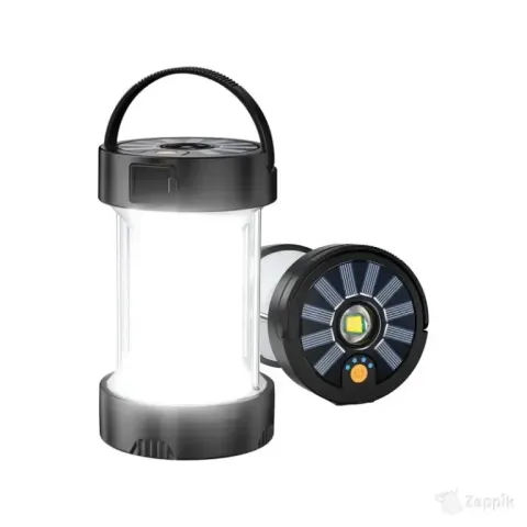 Päikeseenergial töötav matkalatern Eluteng ‎5Mode