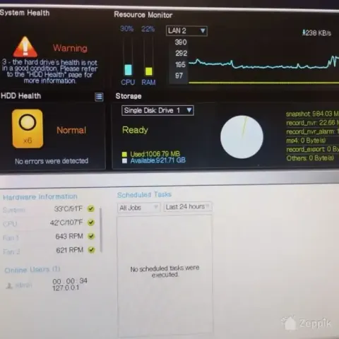 QNAP VS-6120 Pro+ NVR IP-kaameratele megapikslise salvestu