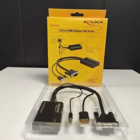 Delock VGA HDMI adapter (USB toide + heli tugi)