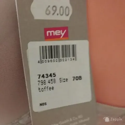 lot uus rinnahoidja mey 74345 70b beez