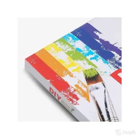 Laste värvimiskomplekt numbrite järgi Jigspsyzh, 20 x 20 cm