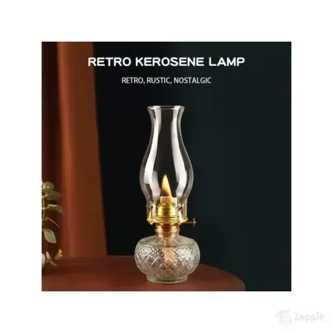 Amanigo siseruumides petrooleumilamp, õlilamp, 30 cm, Kuldne