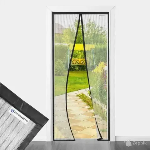 design4door Magnetiga sääsevõrk uksele 80x180 cm