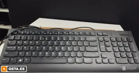 Lenovo SK-8823 Slim USB Klaviatuur Must