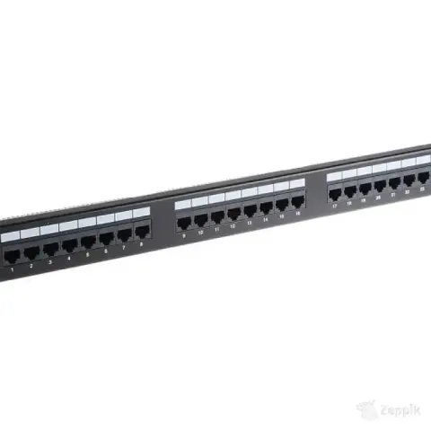 Brand-Rex GigaPlus 24-pordine Cat5e UTP patch-paneel 1U