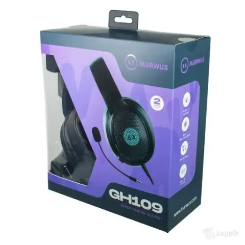 Kõrvaklapid Marwus GH109, must