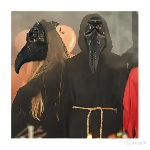 Halloweeni linnumask Steampunk