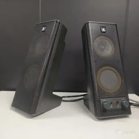 Logitech S-0264B 2.0 kõlarid 3.5mm / testitud / võrgutoide