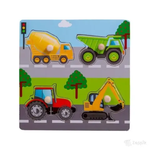 Smily Play puidust pusle käenuppudega
