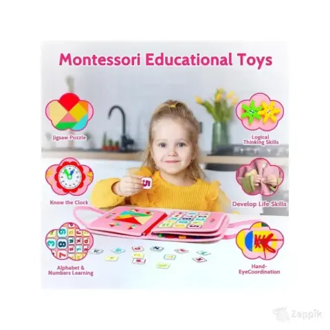 QuizFun Busy Board Montessori mänguasjad lastele