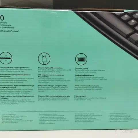 Logitech K120 Klaviatuur Must