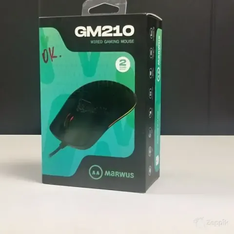 Marwus GM210 juhtmega mänguhiir uus