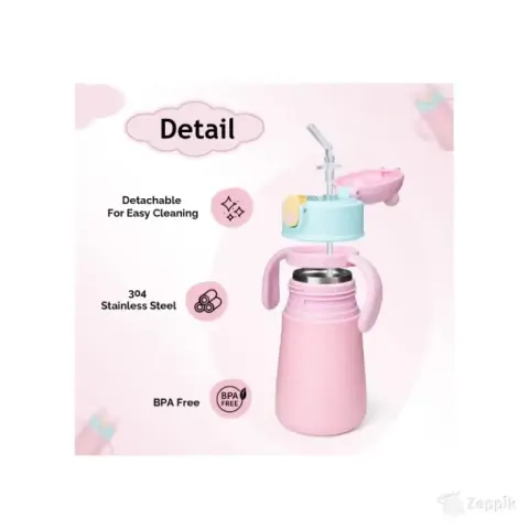 Laste termospudel Hawthyhome 360 ml, roosa