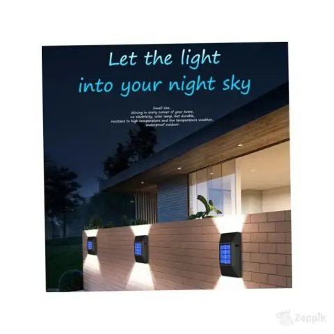 LED päikesepaneeliga tänavavalgusti Ukcoco, 2 tk