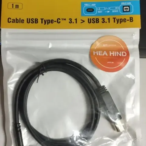 Delock USB-C 3.1 USB-B 3.1 kaabel, 1 m, uus