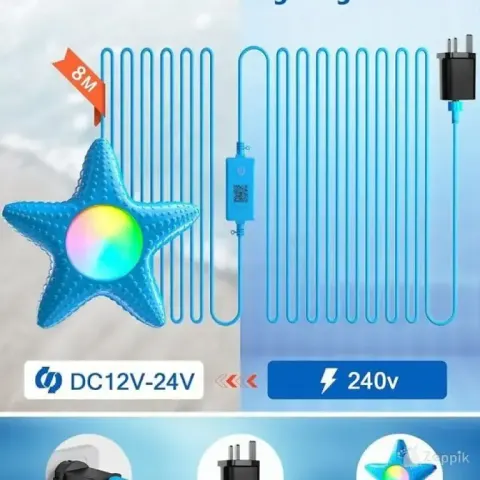 led basseinivalgusti rgb dansioye lf 7218 12 v 8 m