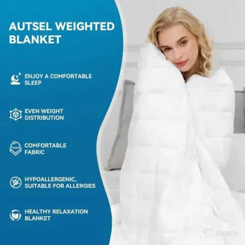 lot raskustekk 7 kg 155 x 220 cm weighted blanket