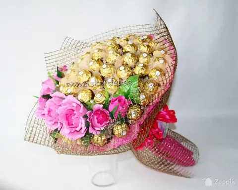 Букеты и подарки из конфет
