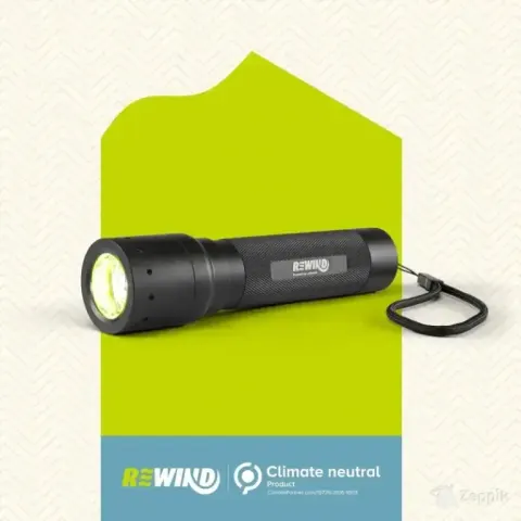 Rewind LED-taskulamp BST-000238