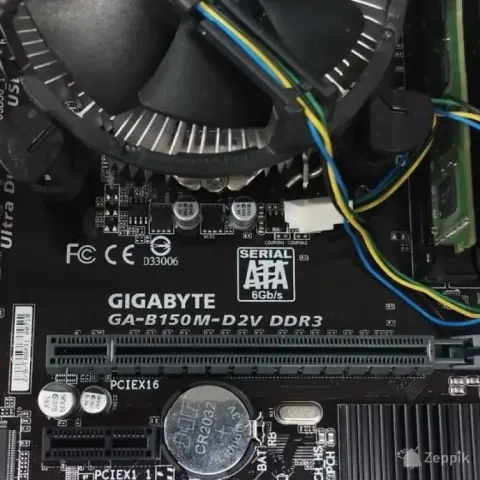 Emaplaat Gigabyte GA-B150M-D2V/8GB DDR3/i5-6402P