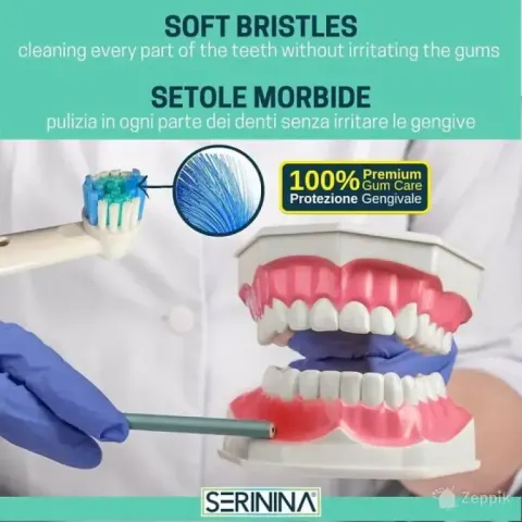 lot uus serinina elektrilise hambaharja otsik oral b 8 tk