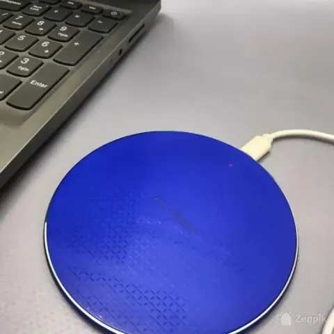 Juhtmevaba kiirlaadija 10W Qi testitud ja töökorras, sinine