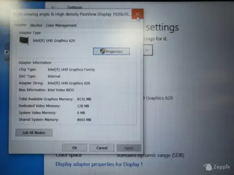 Lenovo E580/i7-8550U/16GB RAM/500GB SSD