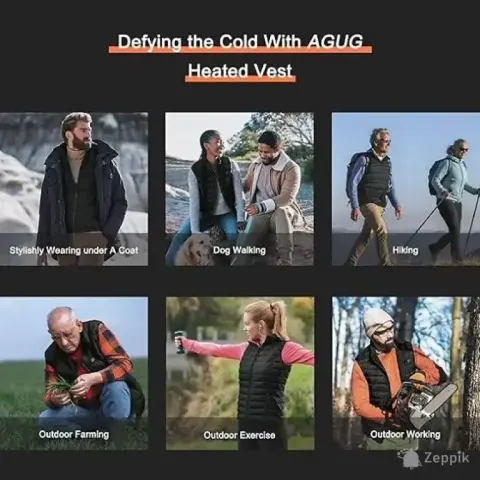 lot uus agug ag11 soojendusega vest naistele