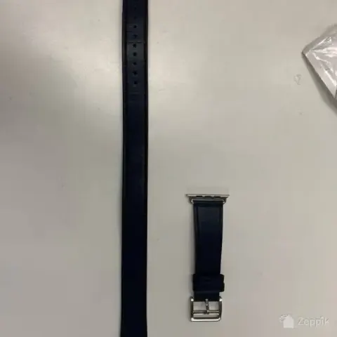 lot uus cueroline rihm apple watchile tumesinine