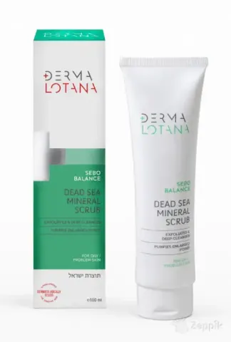 Derma Lotana Sebo Balance Surnumere mineraalidega koorija, 100 ml
