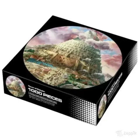 Jigsaw pusle Paabeli torn, 1000-osaline