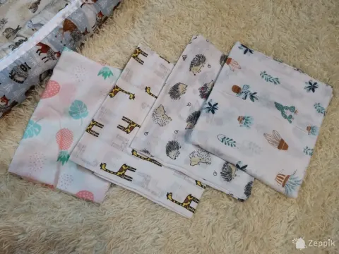 Муслиновые пелёнки 120х120 см 100% хлопок cotton puuvill musliinmähkmed muslin diapers