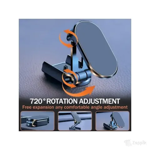 Fuguzhu QC2023 kokkupandav metallist auto telefonihoidik