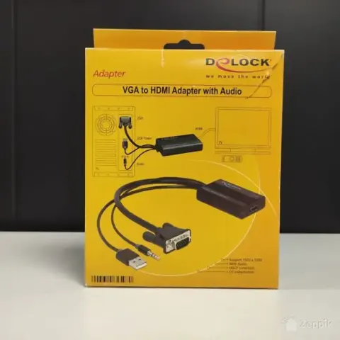 Delock VGA HDMI adapter (USB toide + heli tugi)