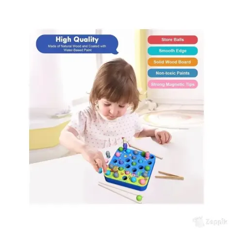 Puidust magnetiline Montessori mänguasi Homcent